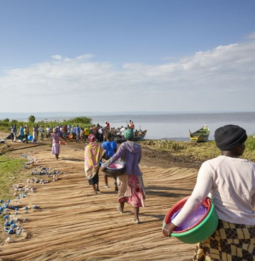 Woman at Lake Victoria